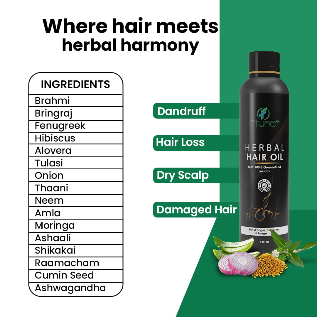 Ftune Herbal Hair Oil
